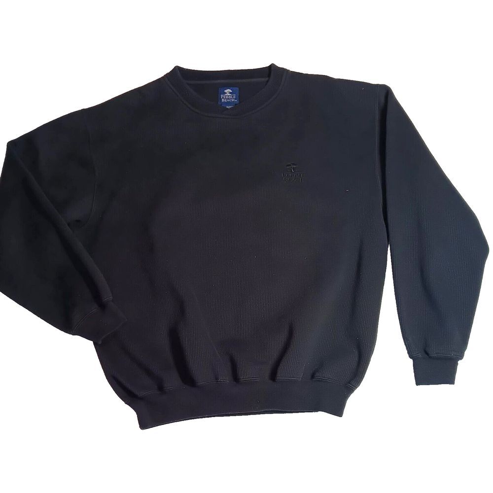 Pebble Beach Performance Golf Sweater‎ Black Sz Medium